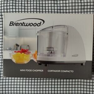 Brentwood White Mini Food Chopper
